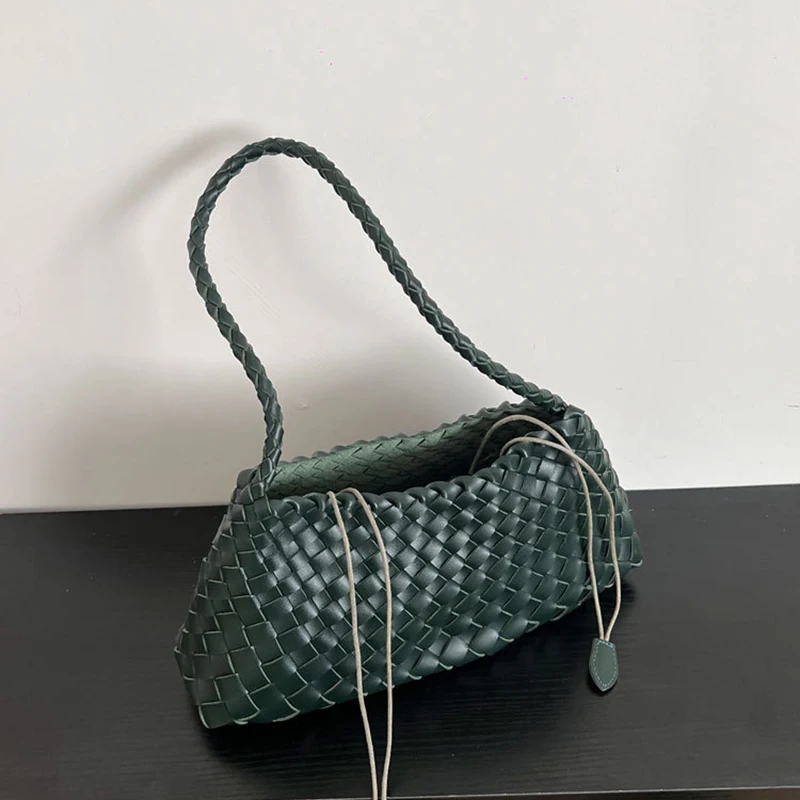 NONE Woven PU Shoulder Bag 5
