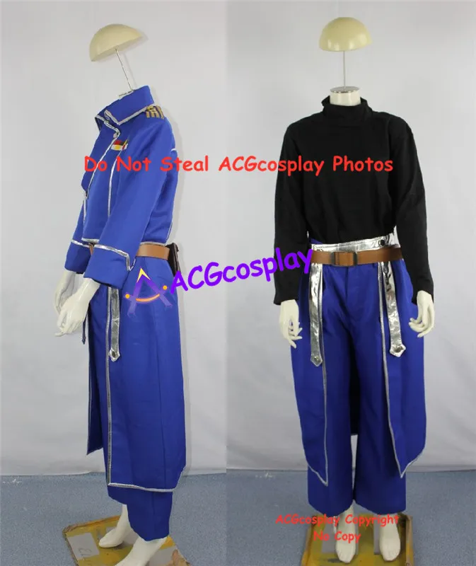 Fullmetal Alchemist Riza Cosplay Costume acgcosplay include collar pin and small bags