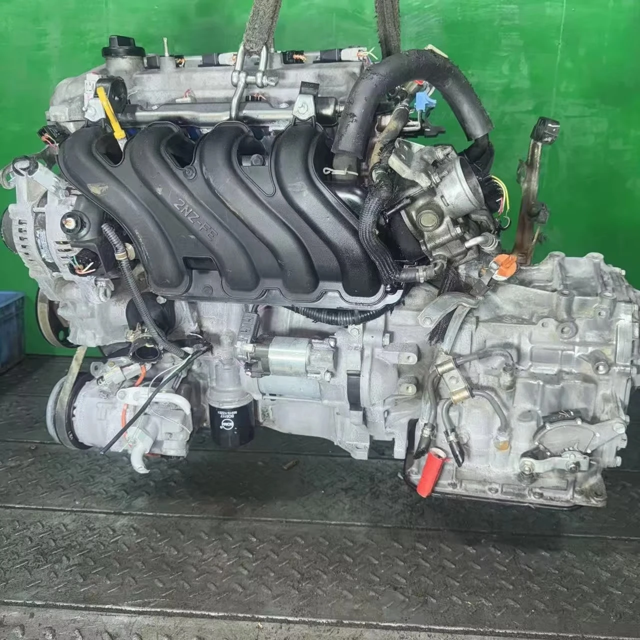 Wholesale Used Aluminum Original Disassembled 2NZ Engine Assembly with Gearbox Front Wheel Drive Compatible for 1.3L