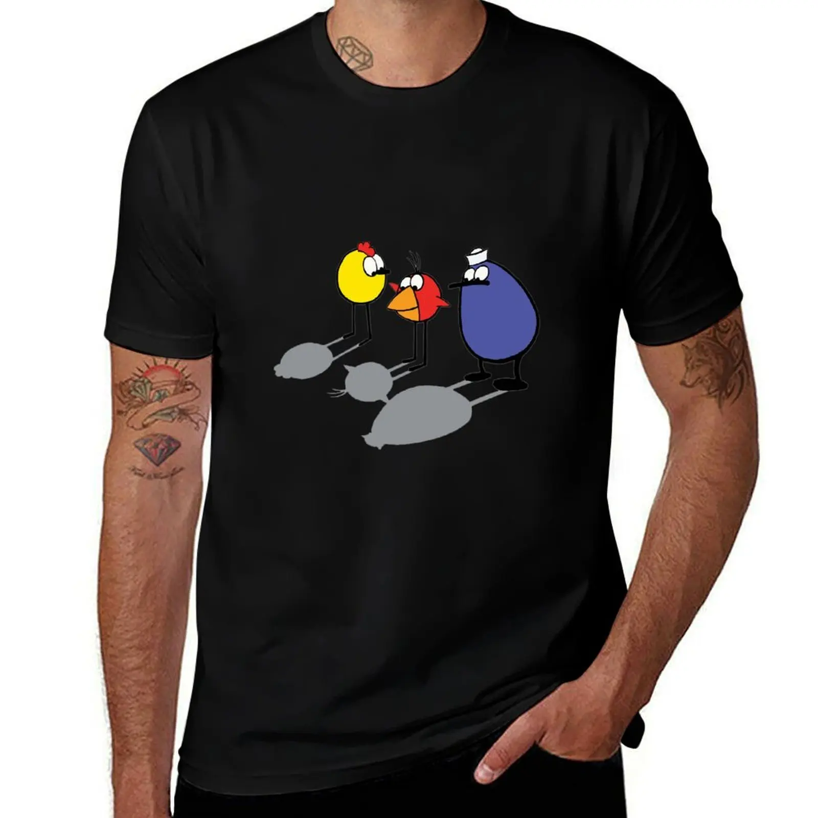 Peep and the Big Wide World T-Shirt Work Wear Short Sleeve T-Shirt