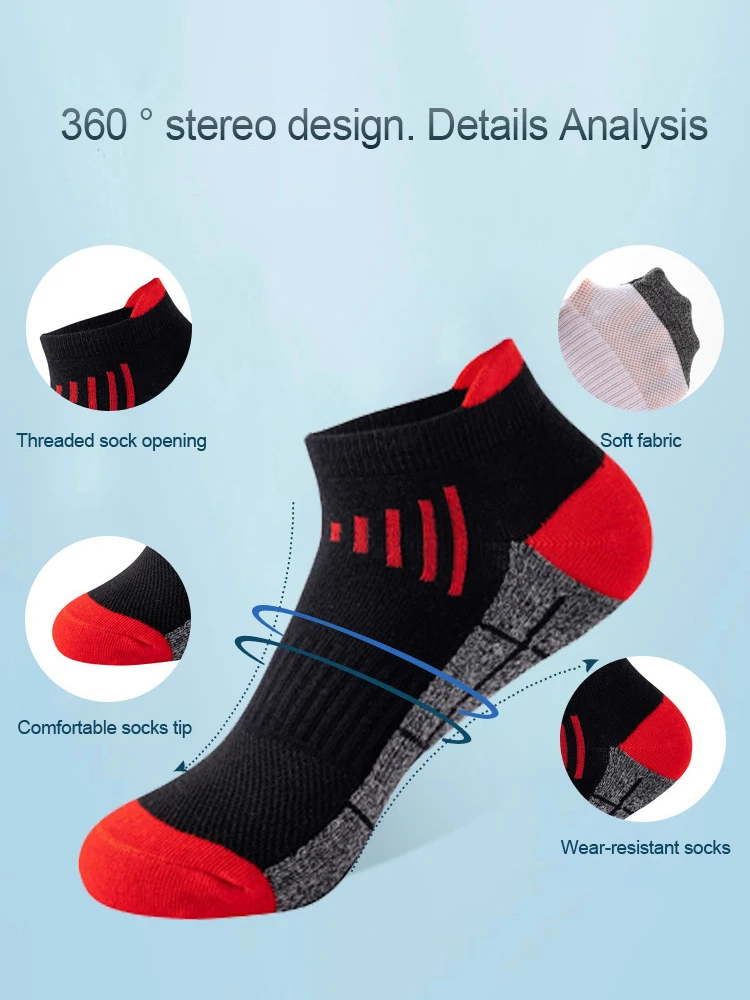 6/12 Paar neutrale, einfarbige Low-Top-Sportsocken für Frühling und Sommer, schweißabsorbierend, atmungsaktiv, bequem, für alle Jahreszeiten geeignet – Detail 5