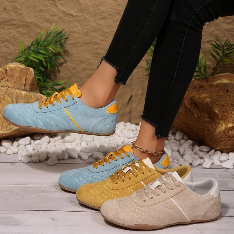 

Umn Soft Bottom German Training Shoes Women's Early Autumn Flat Thin Style Foot Small Ballet Casual Shoes