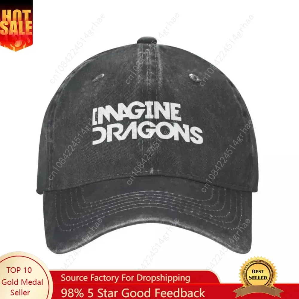 2025 Sommer Imagine Dragons Wash Baseball Caps für Herren und Damen – Hip-Hop-Hüte, perfekt für Camping und den Alltag