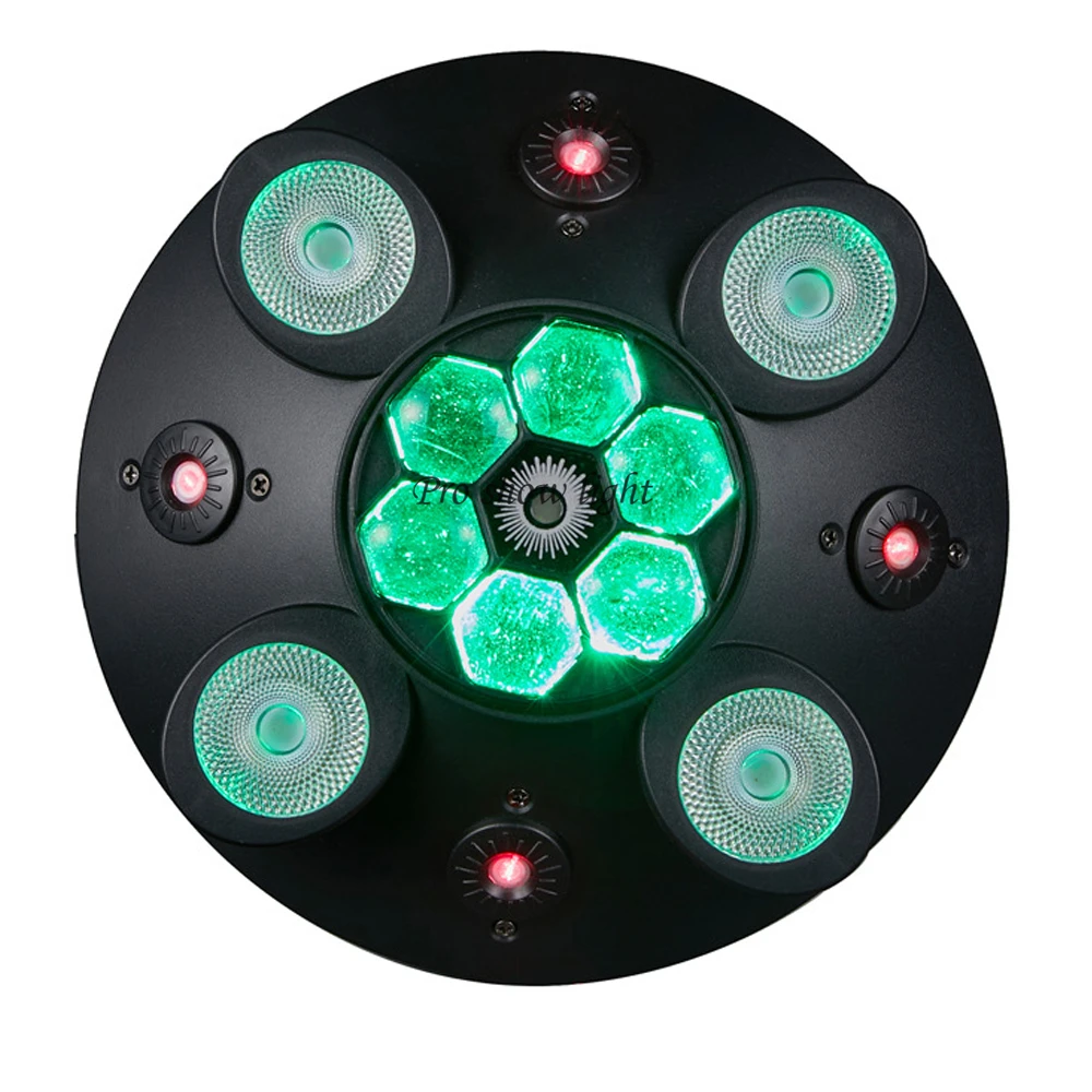 LED Bee Eye Laser Projector, Moving Head Light, Iluminação de Palco, Wash Light para Disco DJ, RGBW, 4in 1, 6x15W, 120W