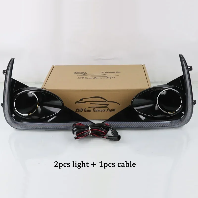 

Car LED DRL Daylights For Toyota Carolla X /Y 2021 2022 Yellow Turn Signal Indicator Daytime Running Light Fog Lamp Headlight