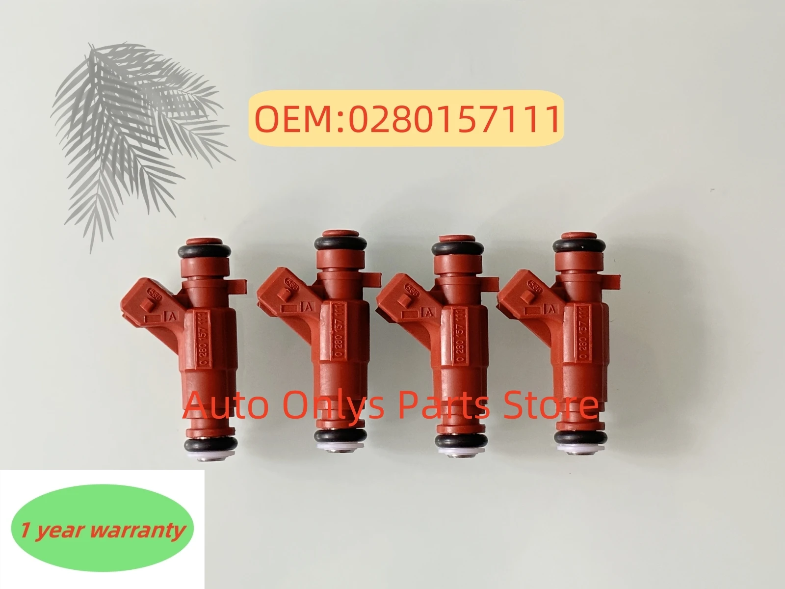 

4pcs Brand new Fuel Injector Nozzle 0280157111 For Golf/ Voyage 1.0L 8V 032908031S 2007-2014 Auto Parts Injector Nozzle