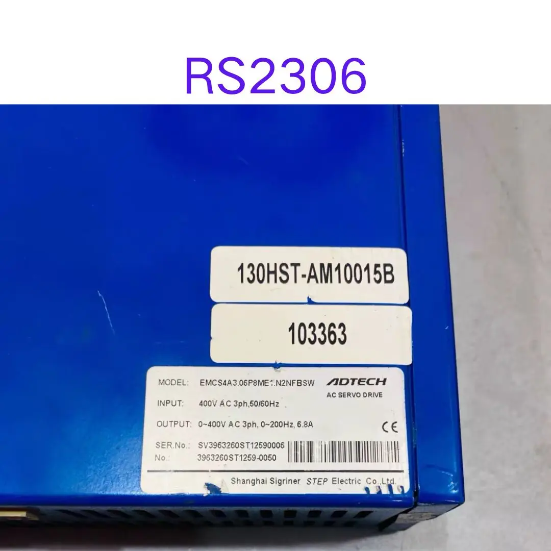 Used RS2306 servo driver Test OK Fast Shipping