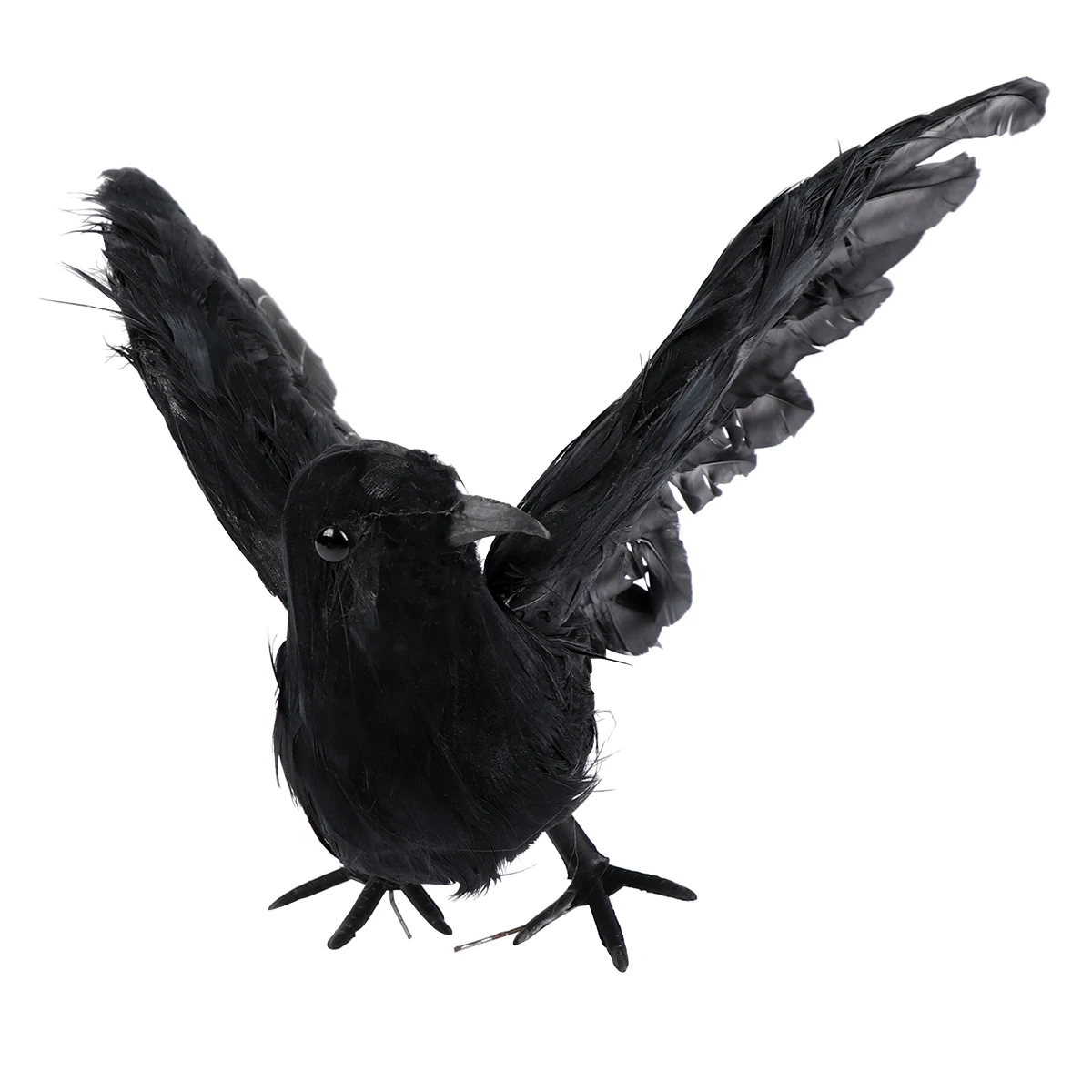 

1pc Realistic Halloween Decoration Simulated Crow Prop Toy Model Party Collection Birthday Gift Souvenir