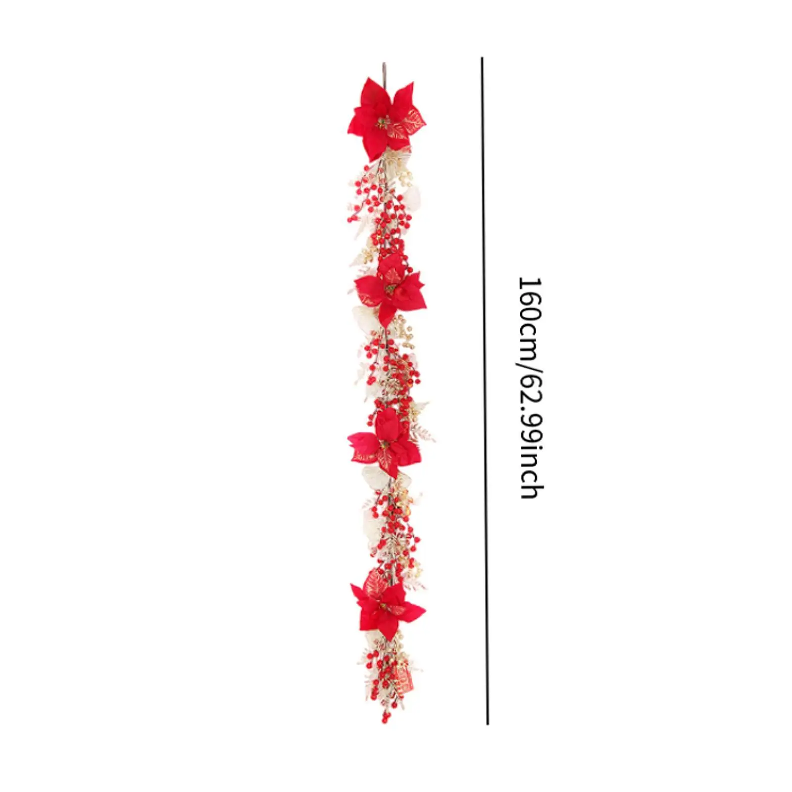 Pingente tradicional chinês de bagas vermelhas, ornamento pendurado para janela, porta decorativa reutilizável, decoração de ano novo para dormitório e quarto