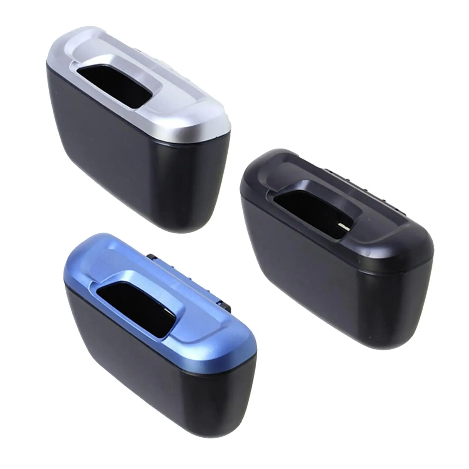 Car Trash Can with Lid, Hanging Automotive Vehicle Garbage Organizer Case