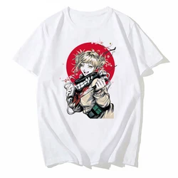 Summer Creative oversized Tshirt Anime Girl Toga MHA Print Tee Homme funny Plus szie Tshirt