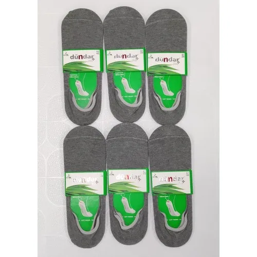 Dündar Male Bamboo Ballerina Socks Plus Seamless 6'lı