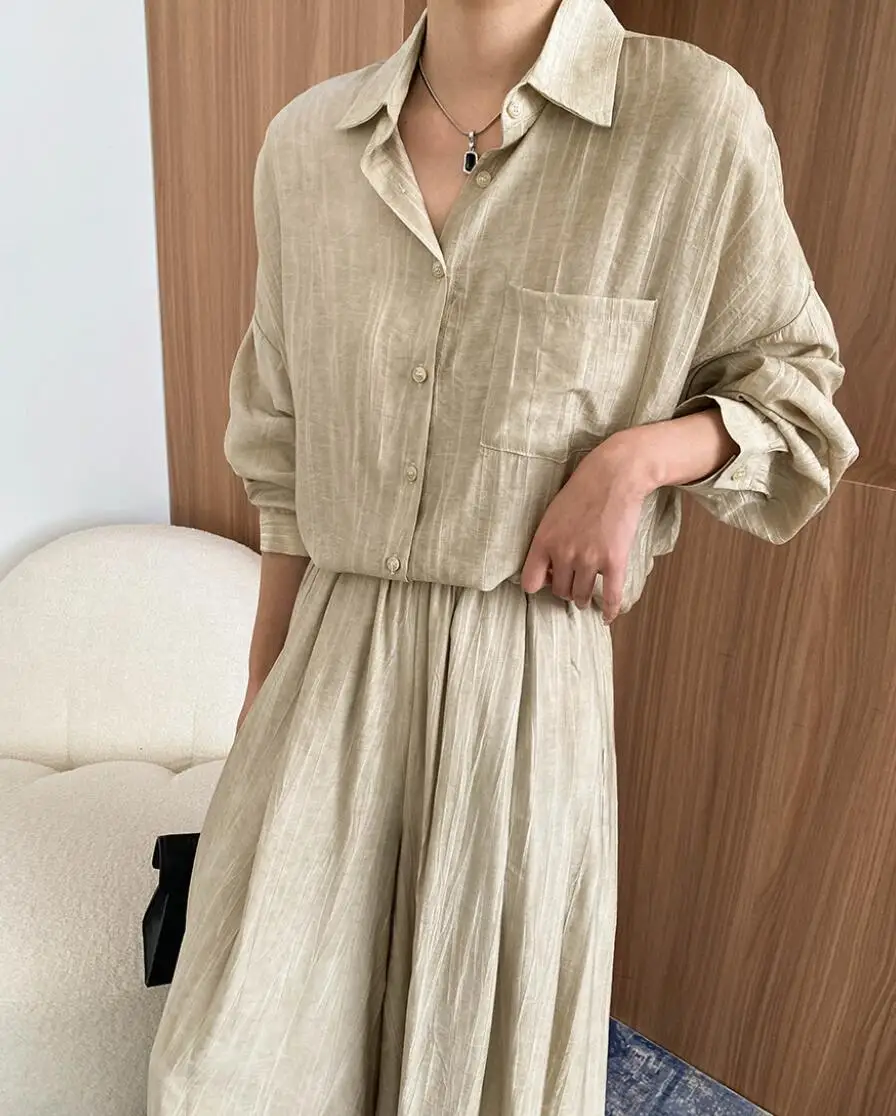 SuperAen O Neck Printing Long Sleeve Tshirt Long Skirt Women Two Pieces Set