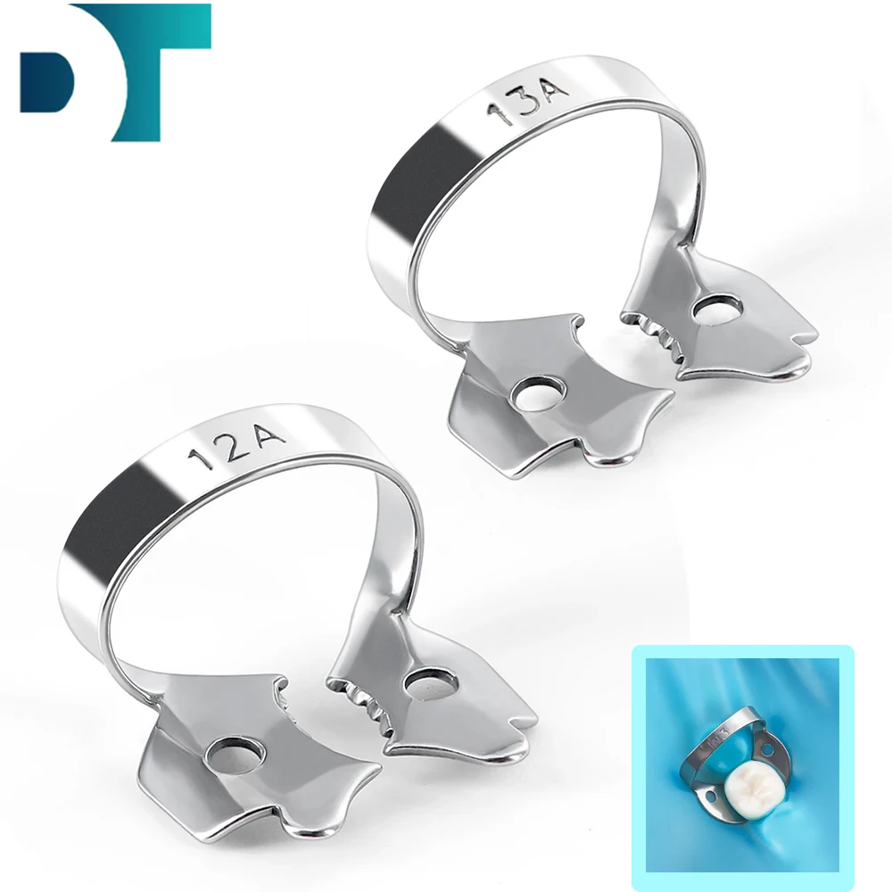 

1 шт. Зажимы для дентального коффердама из нержавеющей стали, эндодонтические, для реставрационных работ, клипсы-барьеры для зубов, стоматологические материалы для моляров и ортодонтии