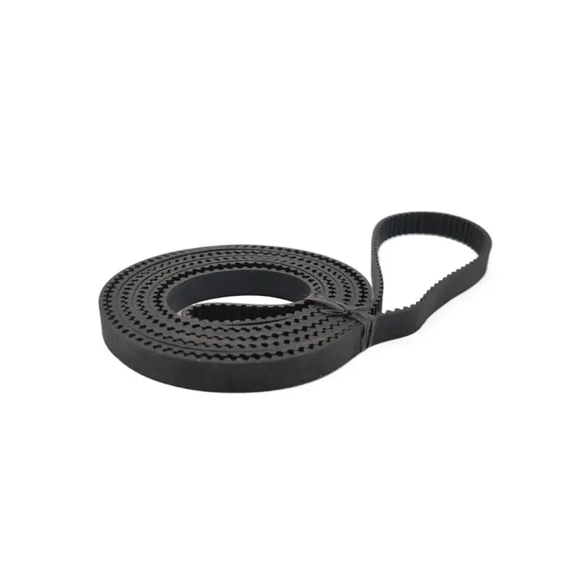 S2M 282 Synchronous Belt S2M-6 Closed-loop Rubber Timing Belts Width 8mm 10mm 20mm STD Black Timing Belt Length 282mm