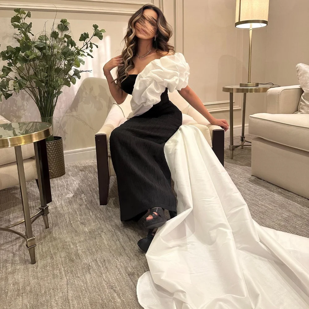 

Epoch Elegant Evening Dress For Women 2024 فساتين السهرة Dubai Straight Boat Neck Fashion Formal Party Gown With Long Shawl