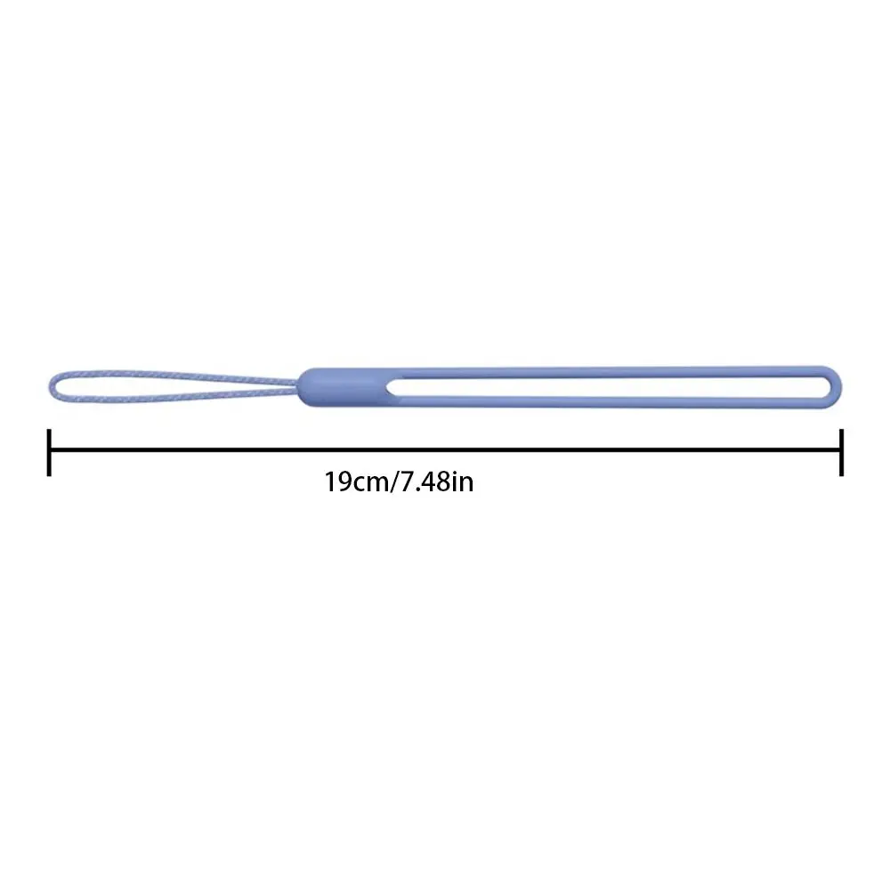 Cordino per telefono corto alla moda Custodia per telefono in silicone morbido Cinghie a catena Corda anti-smarrimento per telefono universale