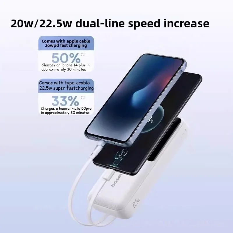 20000mAh 22.5W 3.7V PD Fast Charging