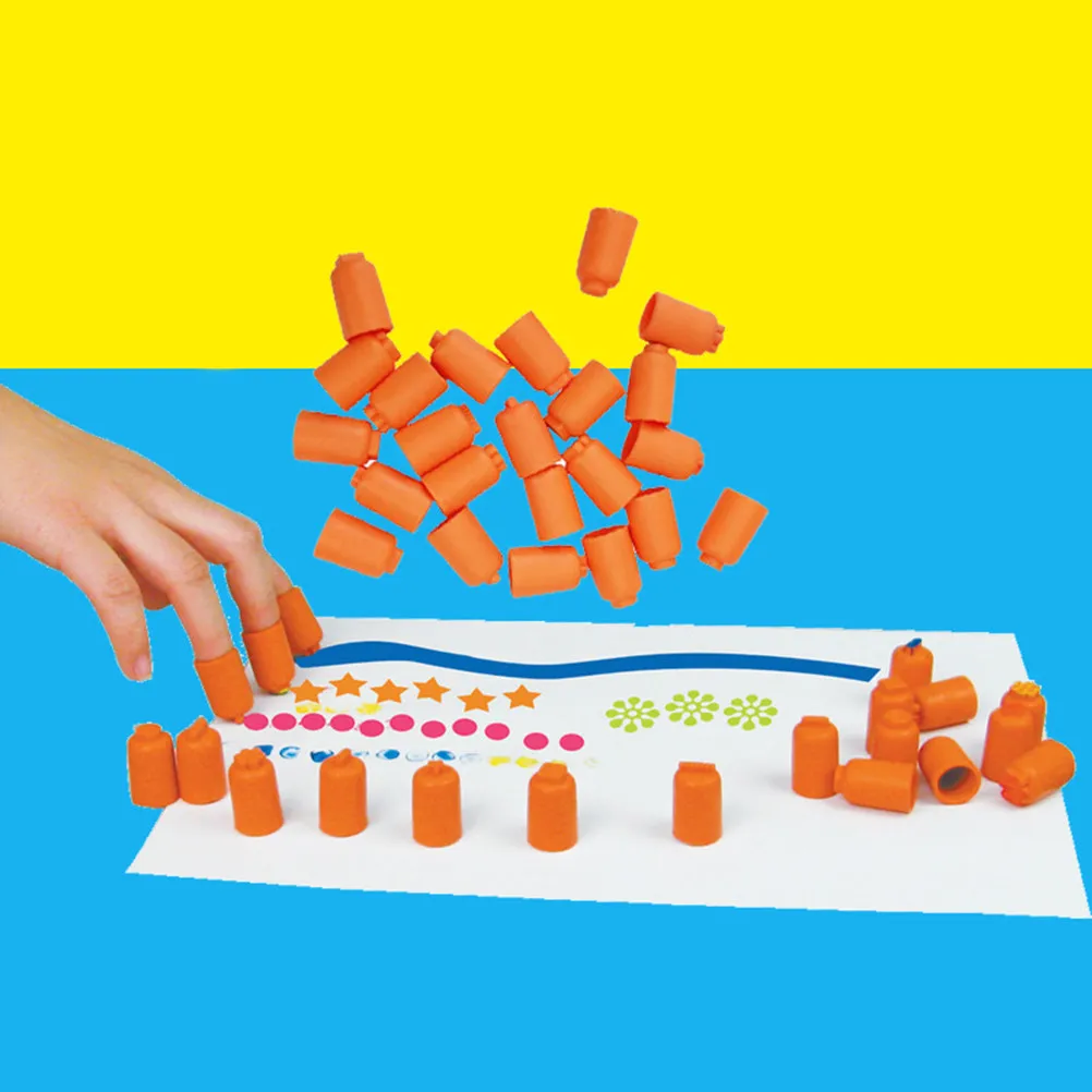 

Набор из 24 аппликаторов-дапперов для рисования, мягкие резиновые штампы-аппликаторы для детского творчества, смешивания чернил и рисования