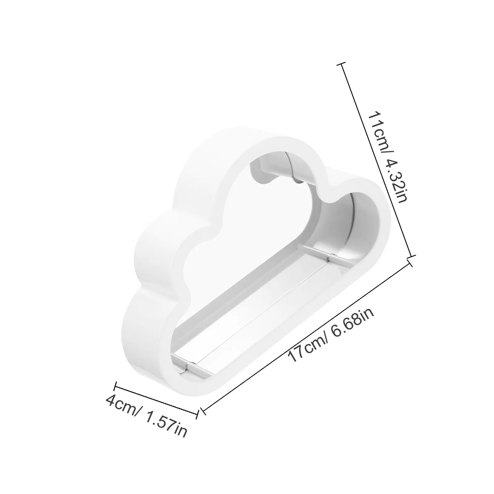 Cloud Photo Frame Night Light – DIY Cloud-Shaped LED Lamp for Home & Office Decor