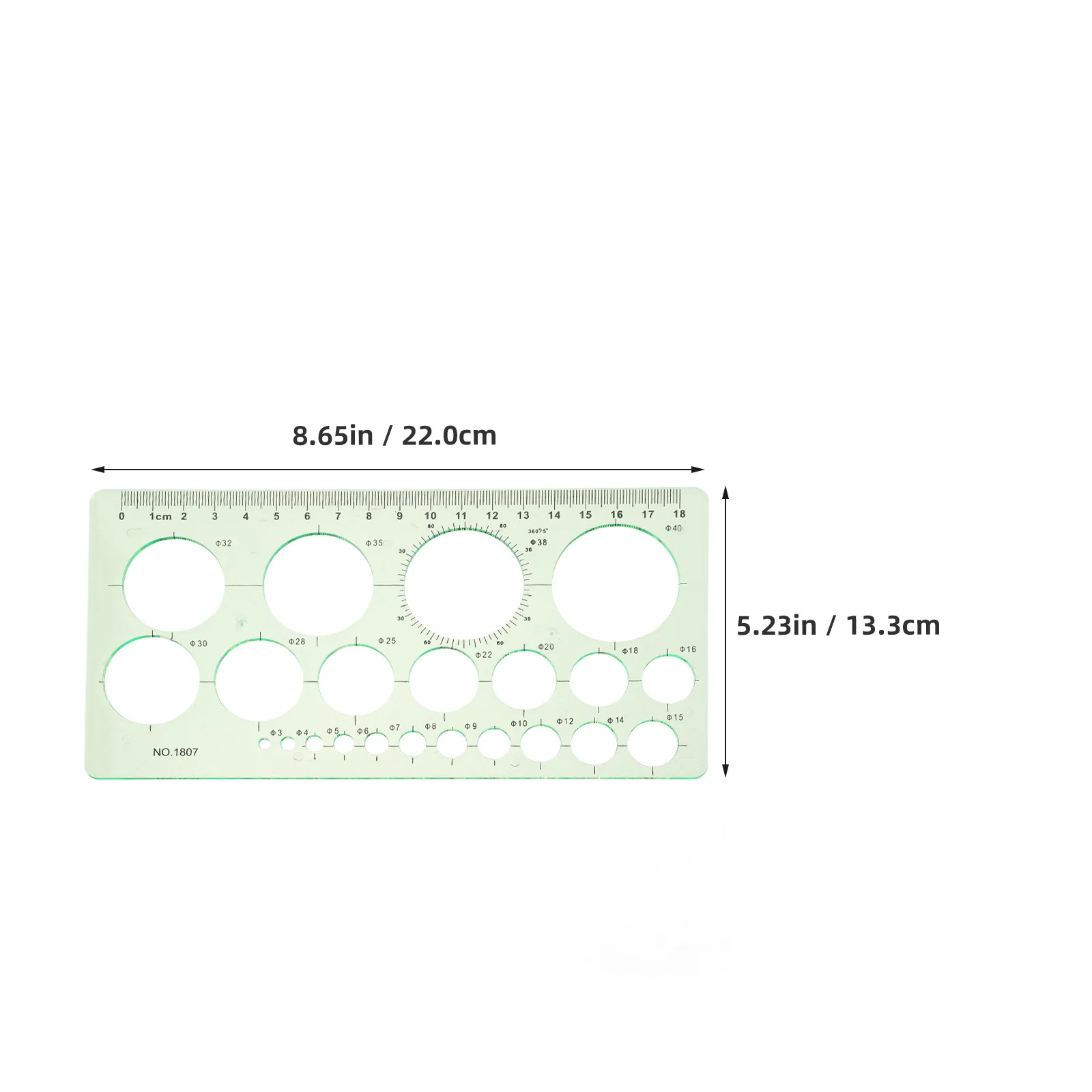 9 قطعة استنسل بيضاوي دائري بلاستيكي قوالب رسم مساطر هندسية لصياغة الفنانين مكتب المنزل المدرسة استخدام أدوات الرسم