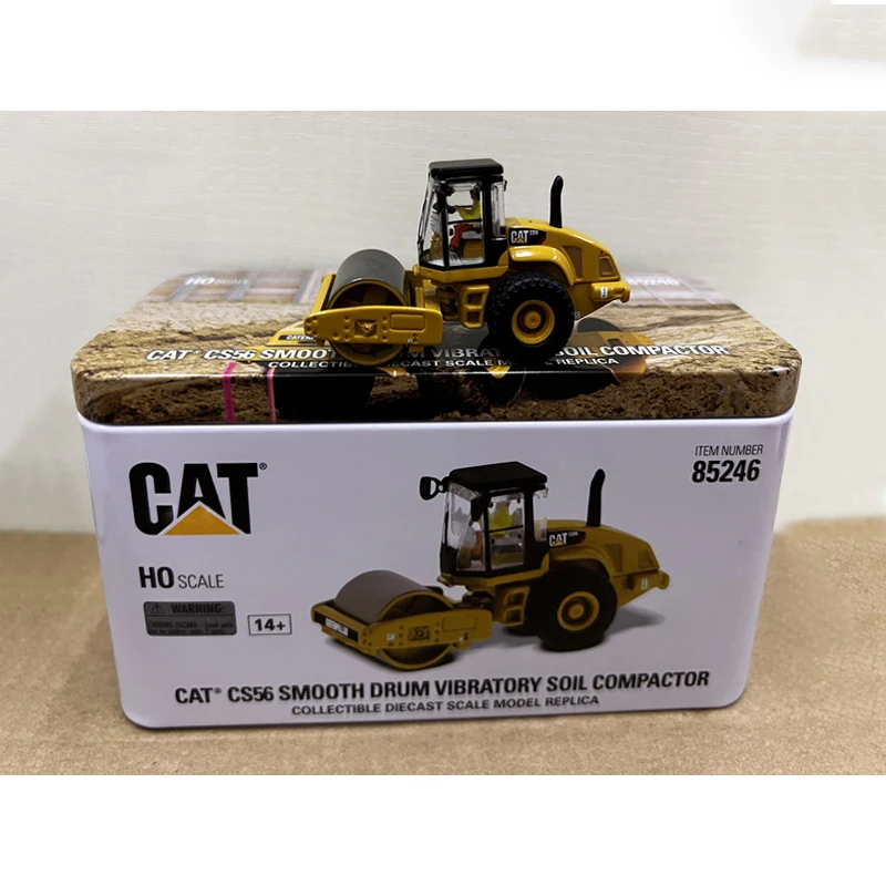 

85246 DM 1:87 Scale CAT CS56 Drum Vibratory Roller Engineering Vehicle Model