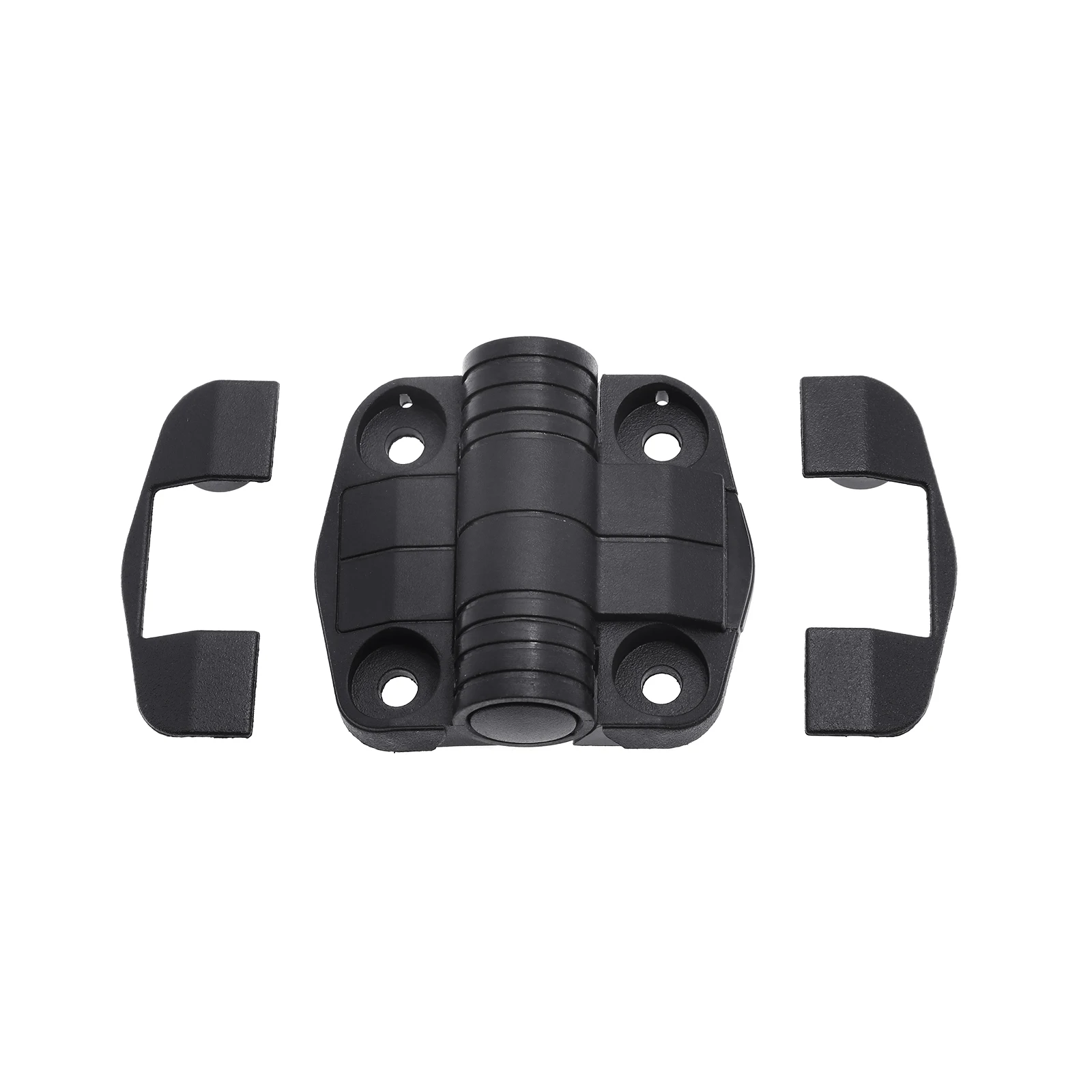 AD 10pcs/set Black Nylon Plastic Butt Hinge for Wooden Box Furniture Electric Cabinet Hardware 80- 150 Degree Marine Accessories