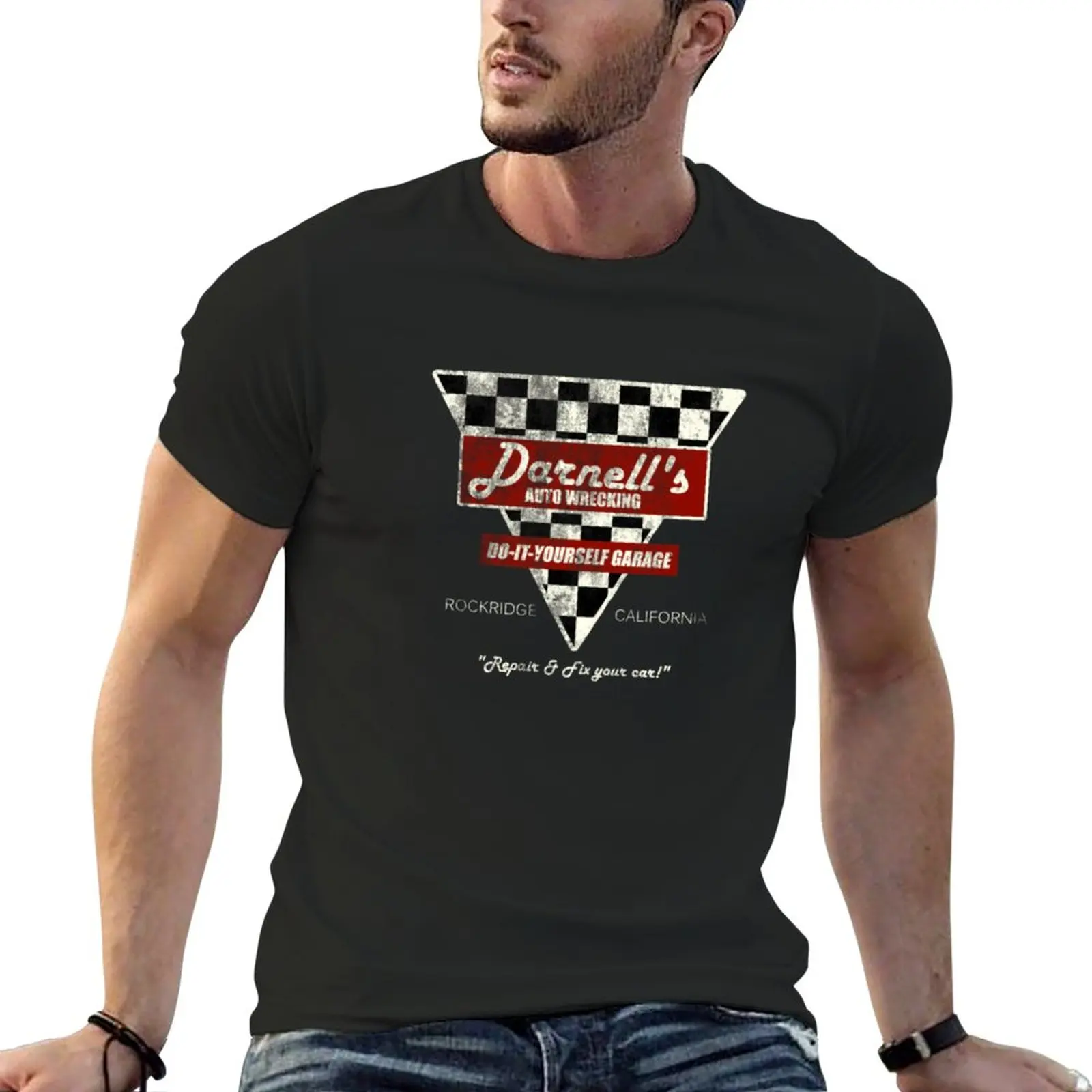 

New Darnell's Auto Wrecking T-Shirt graphics t shirt vintage t shirt sweat shirts tees Men's clothing