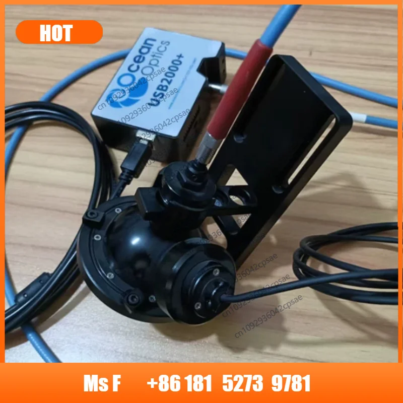 Preowned- USB2000+ Fiber Spectrometer Integrating Sphere, 50μm Slit, 370-1040nm / 340-1020nm Wavelength Range -Fully Functional