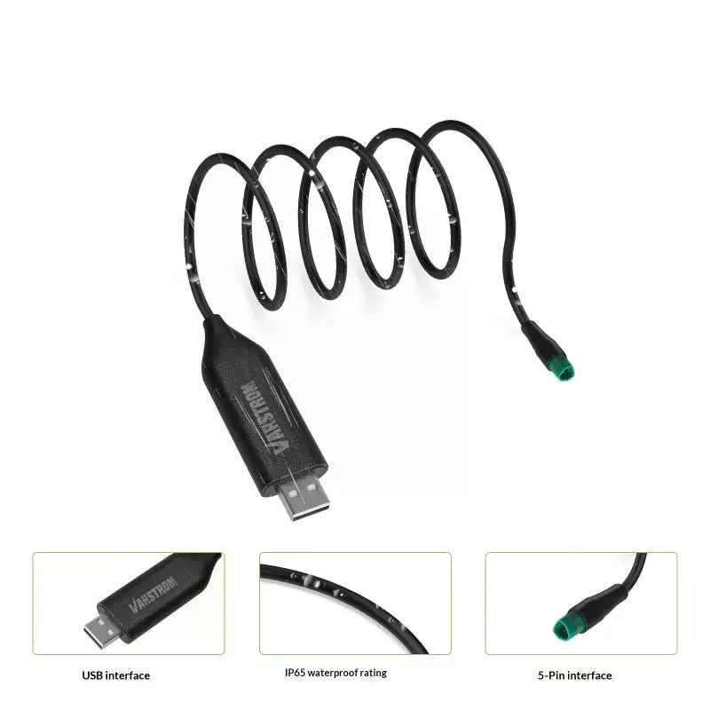1Pcs Mid Drive Motor USB Port Programming Cable For CAN Protocol Mid Drive Kit BBS03 HD BBS01 BBS02 Ebike USB Programming Cables