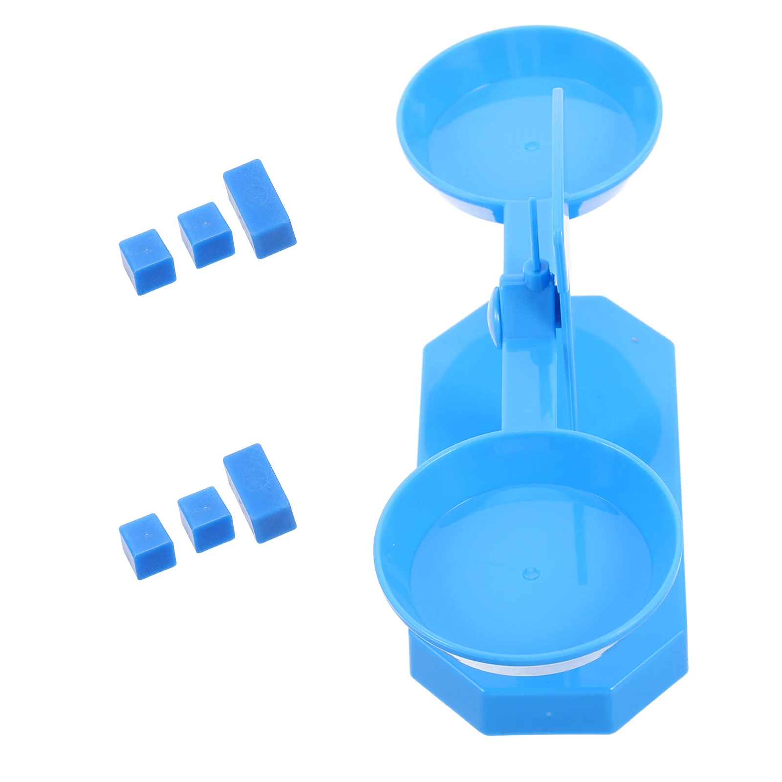 

DIY Science Experiment Balance Scale for Kids Blue Teaching Instrument Lever Balance for Preschool Elementary School Math