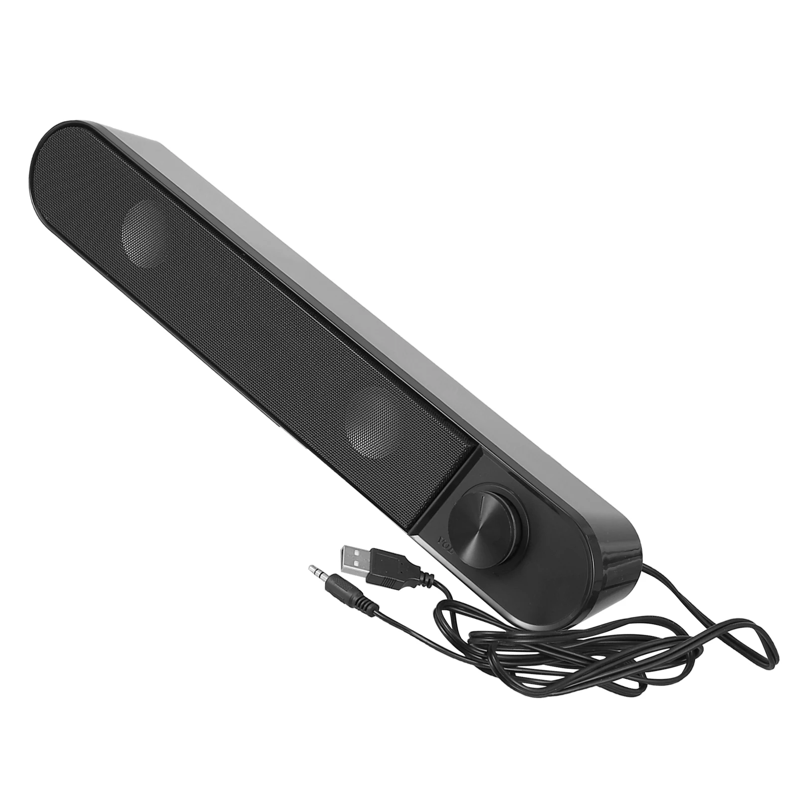 

Desktop Microphone Speaker Soundbar Stereo Wireless 5.0 Soundbox AUX IN Bass Diaphragm DSP Technology High Performance