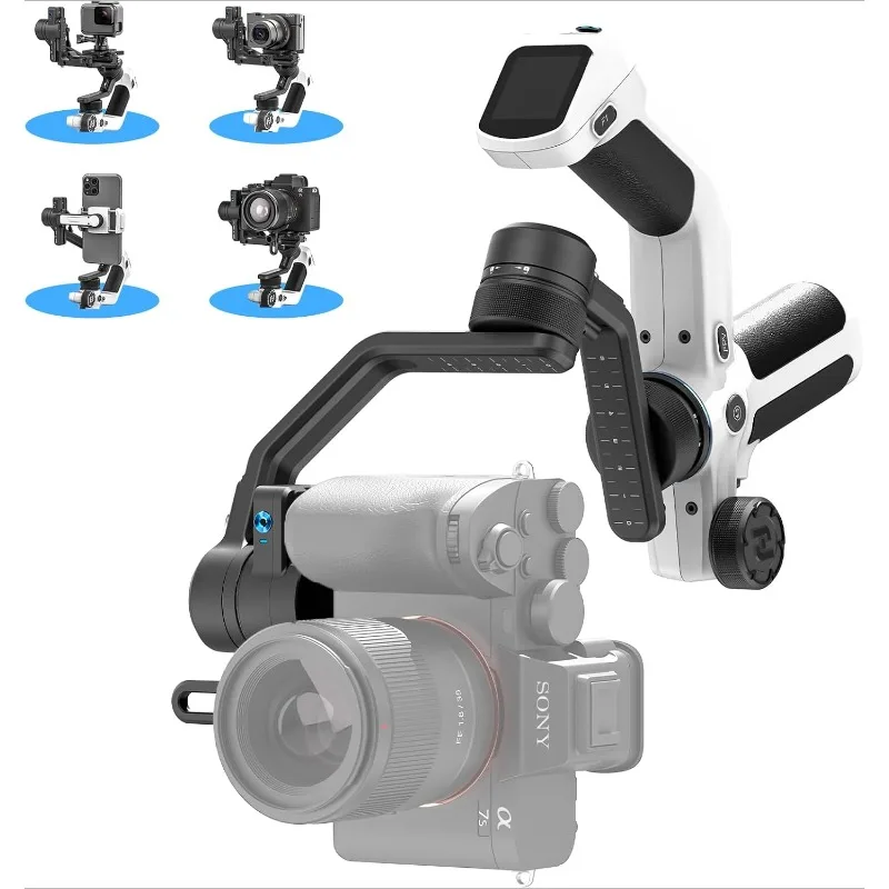 home.Mini-2 All-in-1 Gimbal Stabilizer Integrated AI Tracking. Compatible with 12/11, , , iPhone,