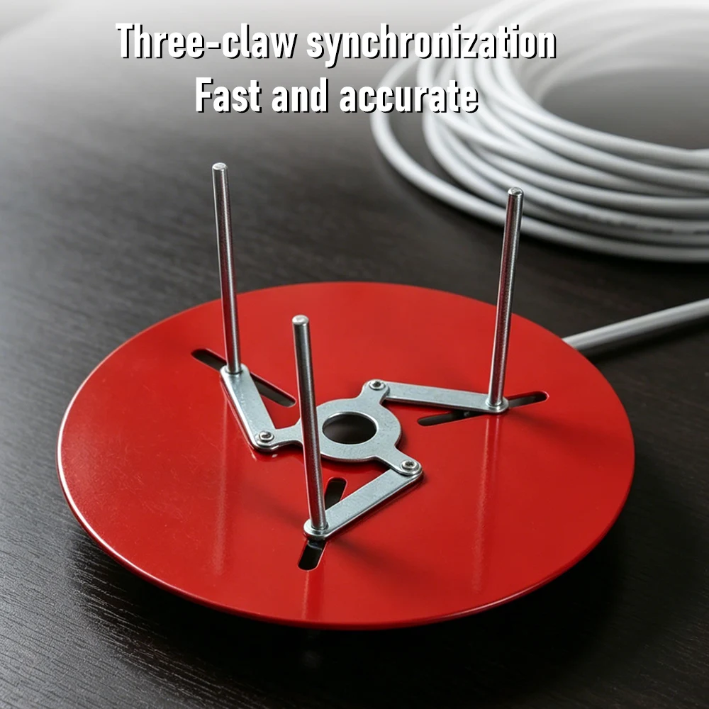 Electrician BV Wire Dispenser Rack Foldable Wire Pay-off Frame Three-wire Multi-wire Home Improvement Wire Electrical Tools view 4