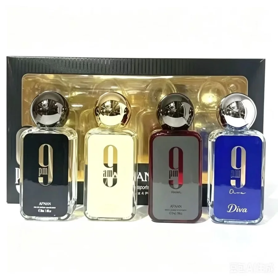 4pc Pour FemmeA perfume suitable for nighttime use, with woody and vanilla notes. view 4