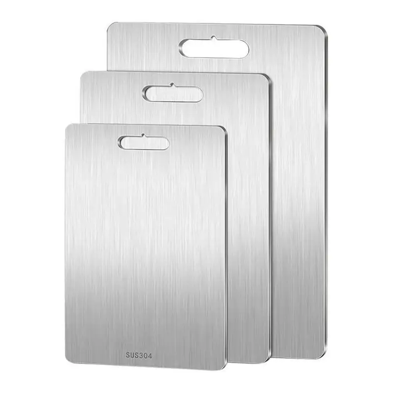 

Double Cutting Board Double-Sided Titanium Kitchen Chopping Board Food Grade Kitchen Cutting Mat Portable Cutting Board Serving