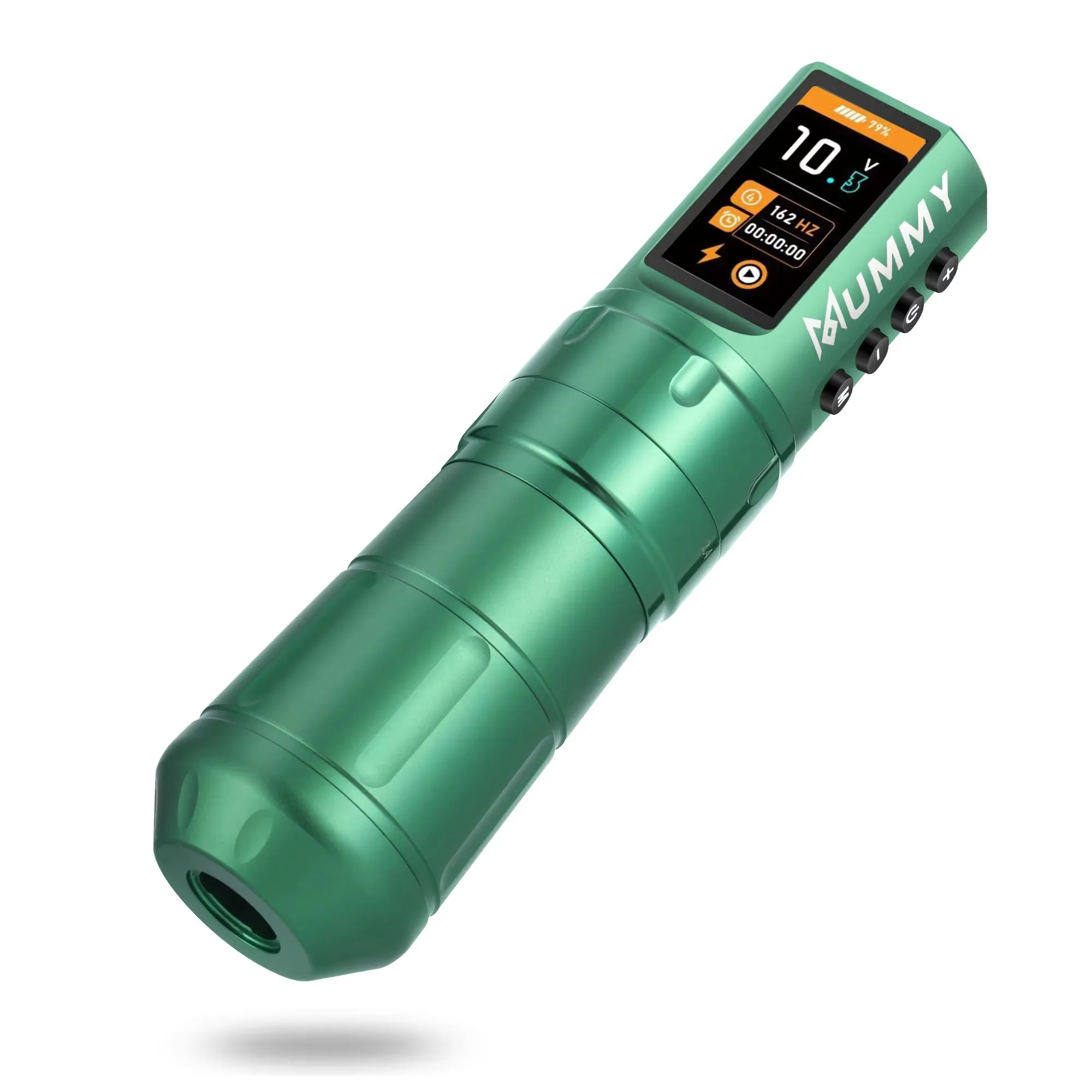 

Беспроводная тату-машинка Mummy Scepter, цветной экран, ручка для татуировки, сменная батарея, боди-арт, 2,4-4,2 мм, 7-тактный (зеленый)