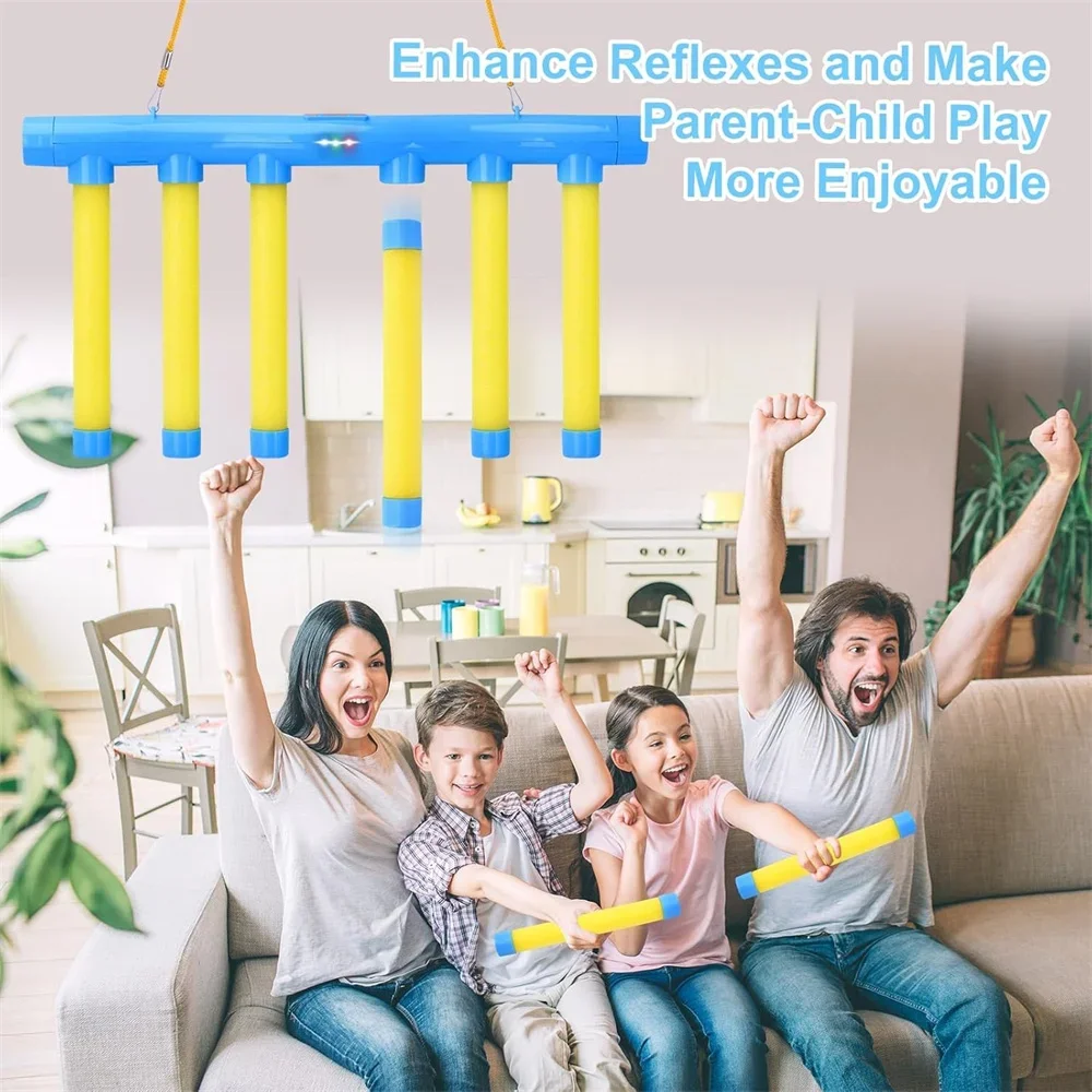Adults Kid Catching Sticks Game Falling Sticks Catching Sensory Toy Drop Catch Win Reaction Training Reflex Challenge Party Game