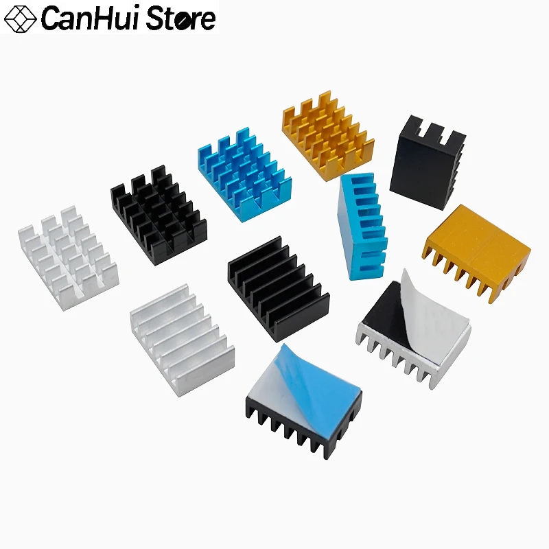 10pcs 14*10*6mm 14x10x5.6 Aluminum Heatsink Radiator Suitable For Electronic Chip CPU Motherboard Graphics Card Heat Dissipation