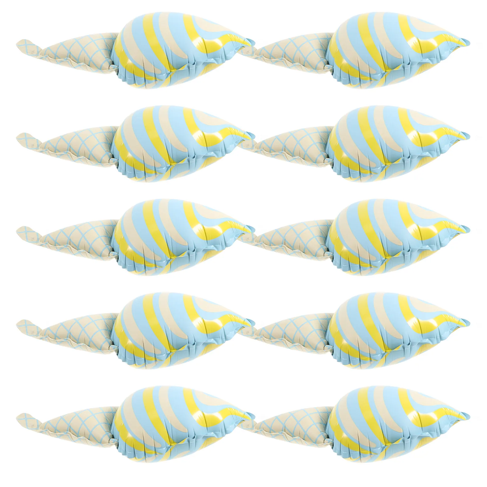 

10pcs Ice Cream Shower Cone Birthday Decor Summer Party Supplies Cartoon Foil Balloons Inflatable Accessories
