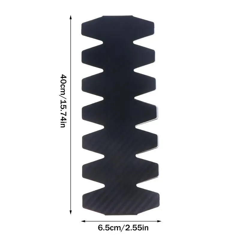 ملصق رأس مضارب الشاطئ يقلل من التأثير والاحتكاك، شريط حماية إطار مضارب شفاف أسود مضاد للتصادمات