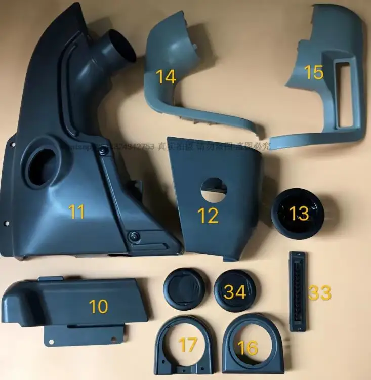 

Excavator For Caterpillar CAT320D 324D 329D 336D Cab Dashboard Interior Trim Panel Accessories