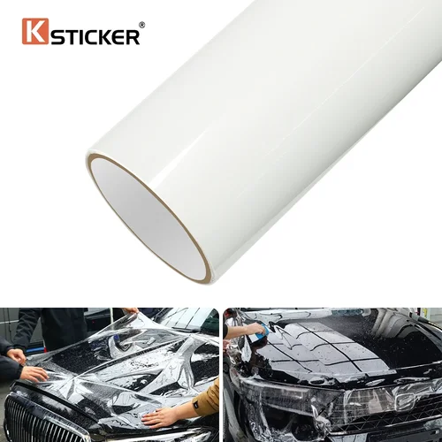 Imagen 2 del producto Película protectora de pintura TPH PPF, envoltura de vinilo transparente para coche, cuerpo completo, resistente a los arañazos, sujetador Invisible autocurativo para coche para vehículos