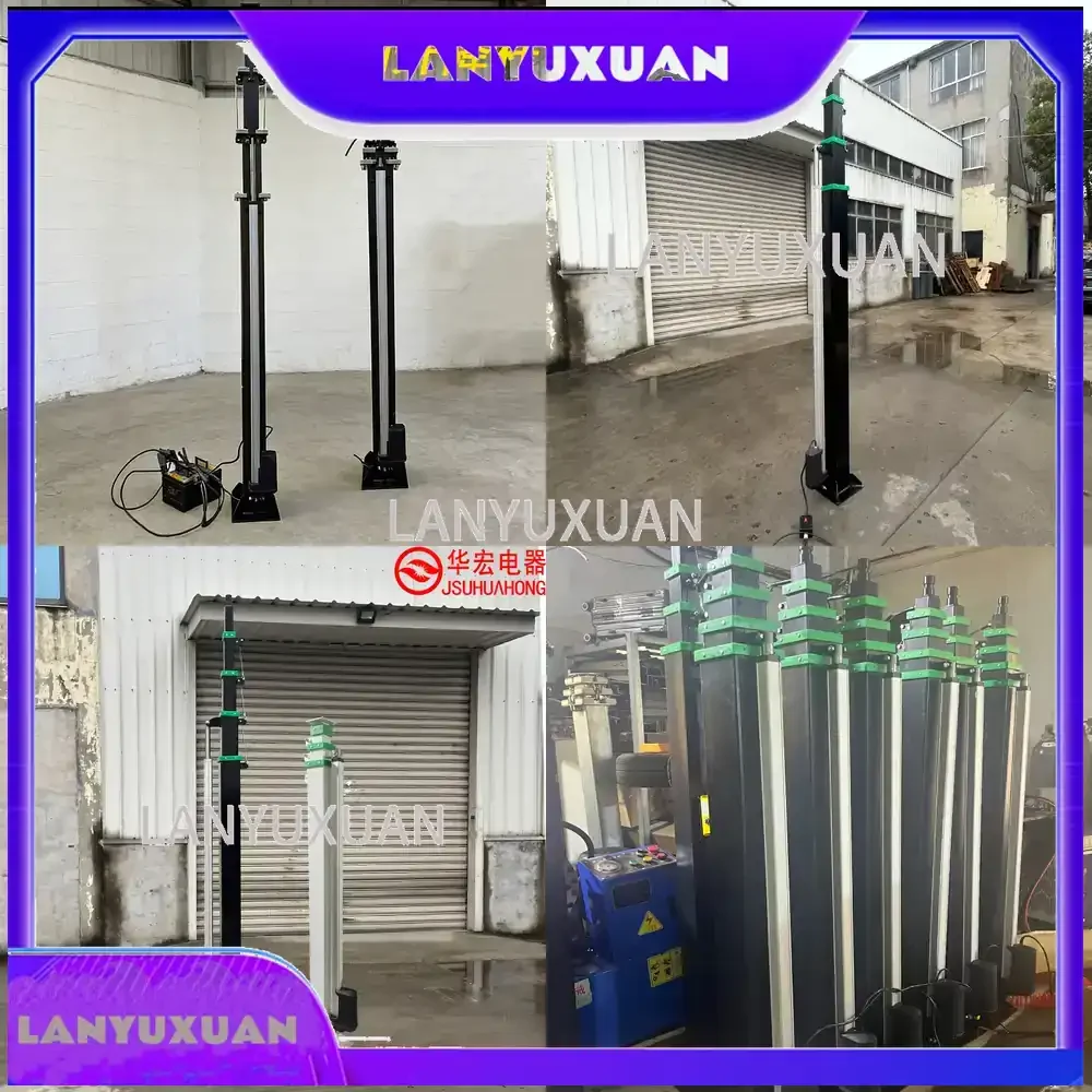 

2026 Electric Height Adjustable Telescopic Mast for SYE Multi Section Self Standing Lift Pole with Smooth Extension