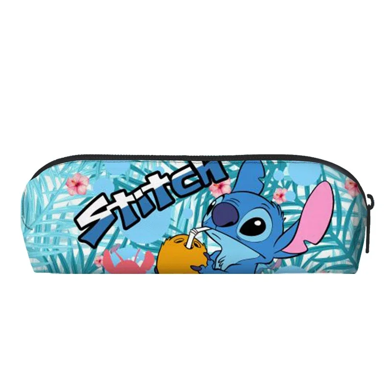 Disney Stitch Etui Leuke Cartoon Engel Mode Grote capaciteit Mode Potlood Tas Schoolbenodigdheden Meisje & Kind Vakantiecadeaus