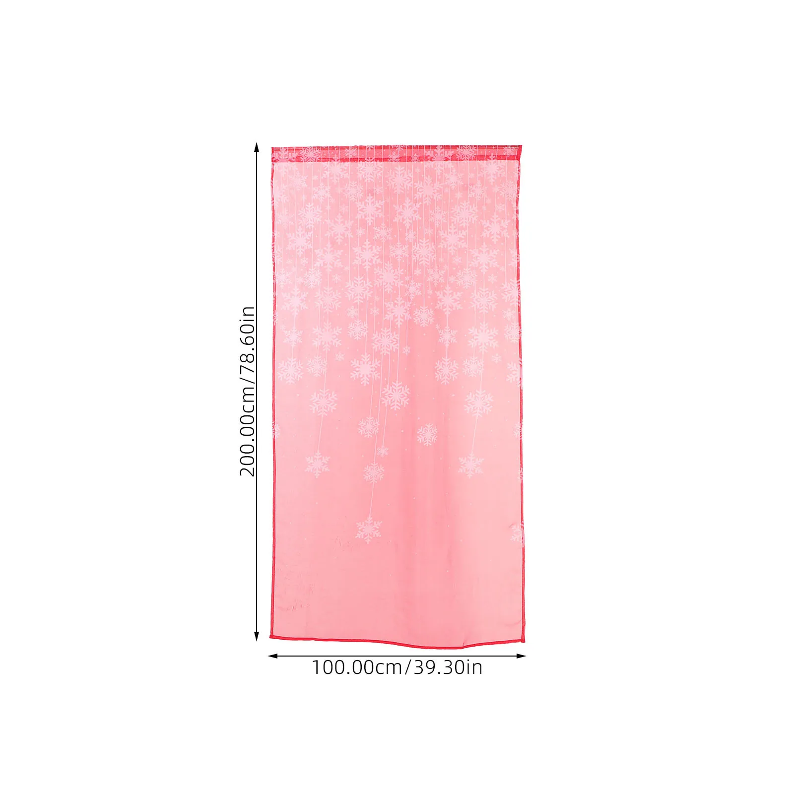الأحمر ندفة الثلج عيد الميلاد شير الستار 2 لوحة عطلة الستارة الشتاء نافذة زينة المطبخ غرفة المعيشة عيد الميلاد Valavces