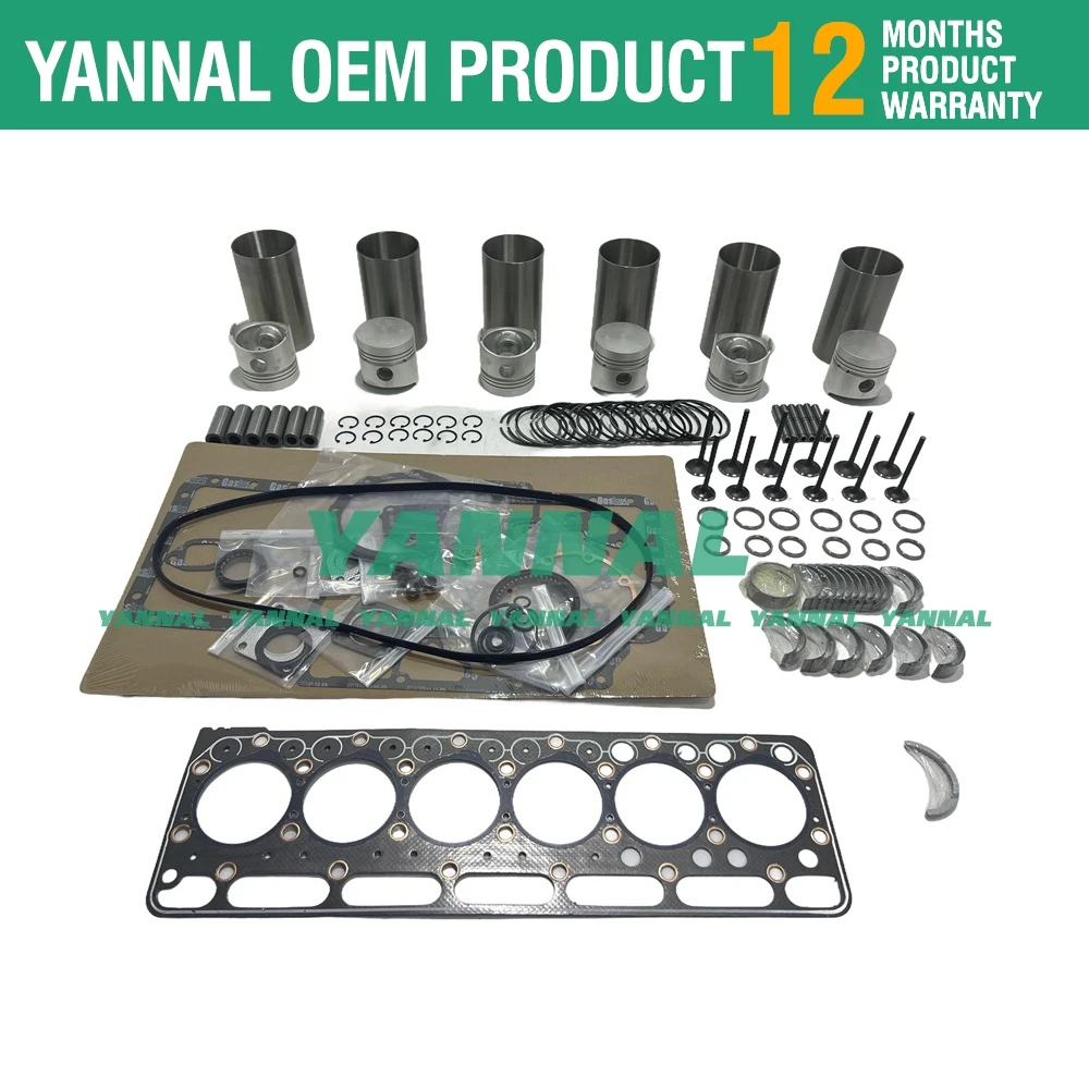 New S2800 Overhaul Rebuild Kit For Kubota S2800-B M4950DT Tractor Engine Repair Part