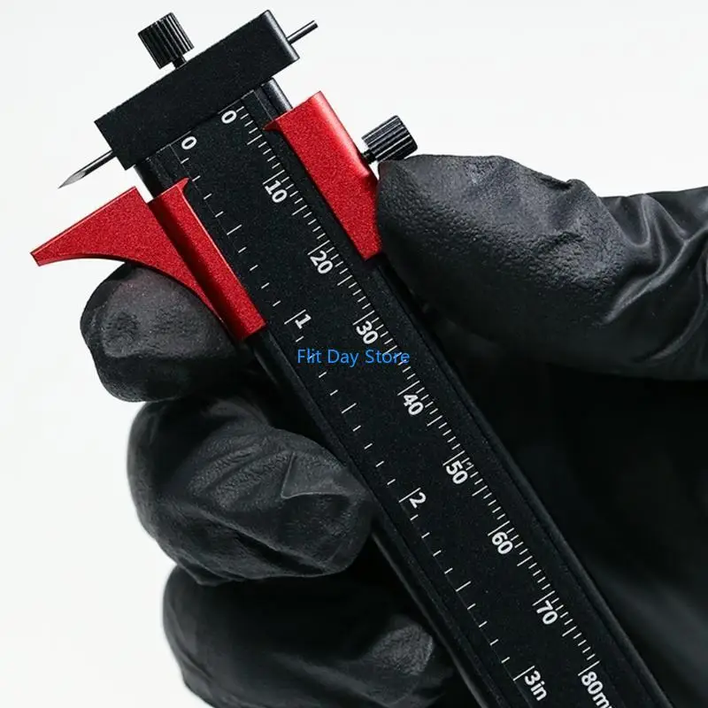 F92C Parallel Scribing Tool Professional Line Scriber Isometric Line Engraver for Woodworking Carving Tool Portable