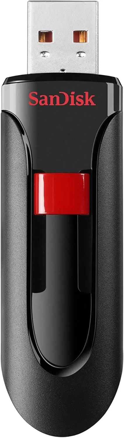 

32GB USB Flash Drive with Retractable Design, Secure Encryption & 2-Year Warranty - Reliable Storage for Photos, Videos, and
