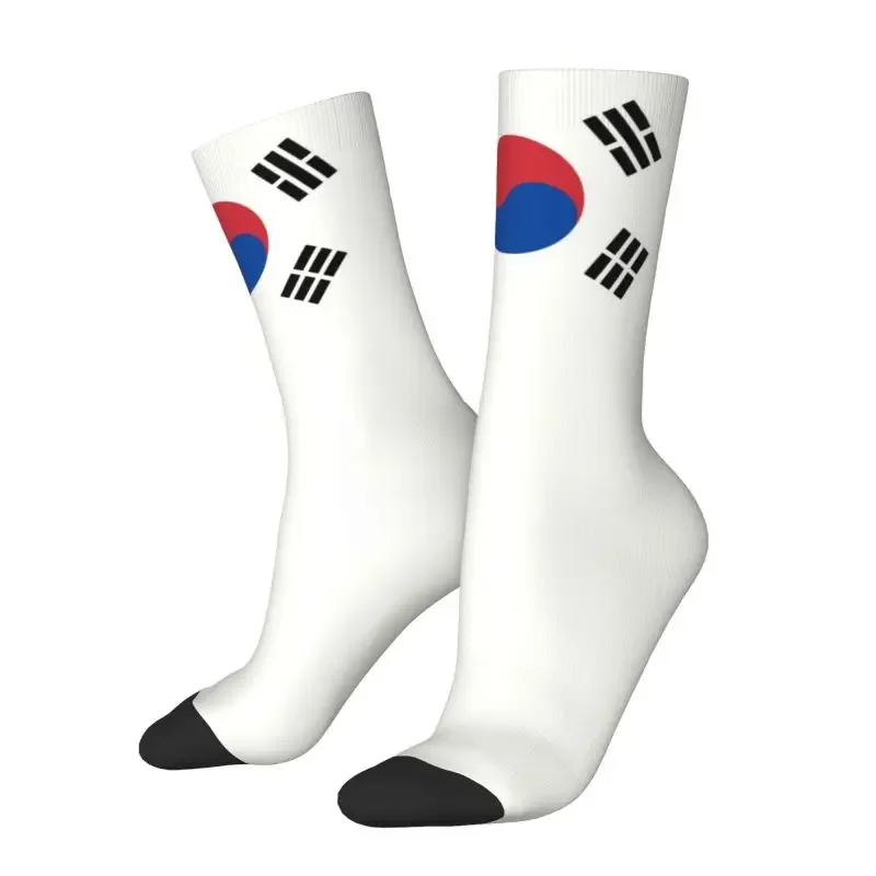 Cool South Korea Flag Socks Women Men Warm 3D Printed Korean Sports Football 